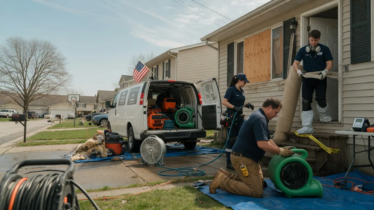 Water Damage Restoration in Schnellville, IN near me